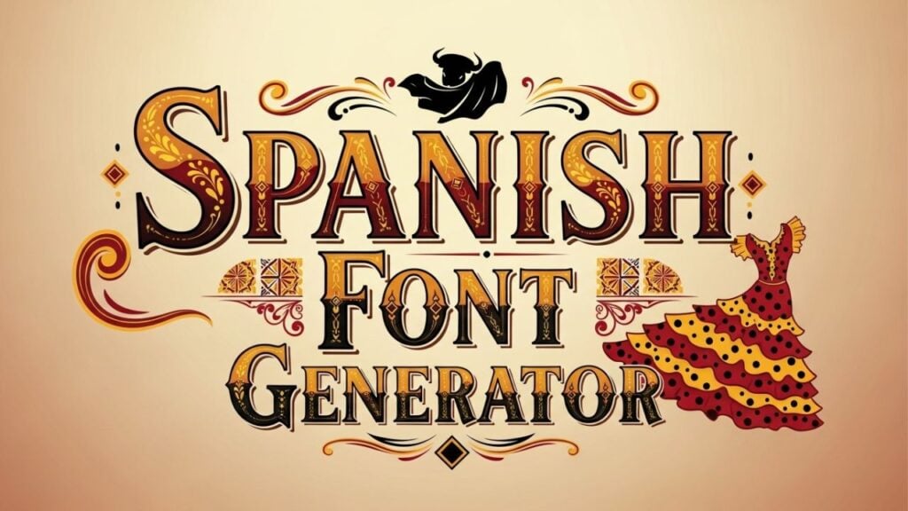 Spanish Font Generator