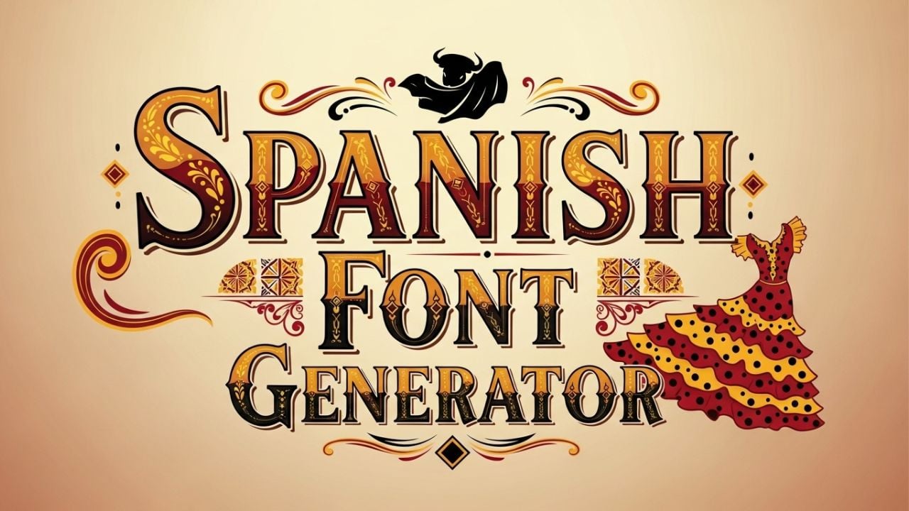 Spanish Font Generator