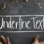Underline Text