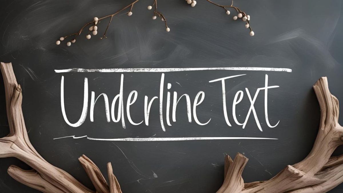 Underline Text
