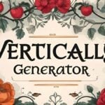 Vertically Font Generator