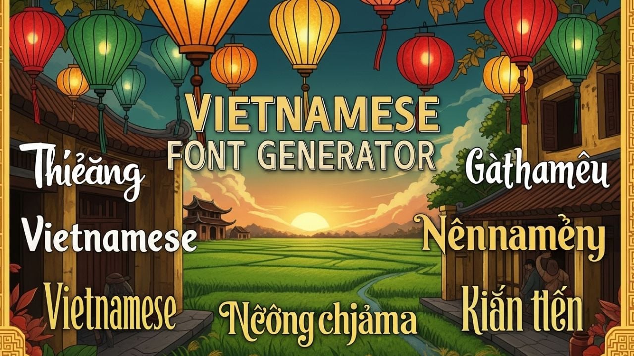 Vietnamese Font Generator