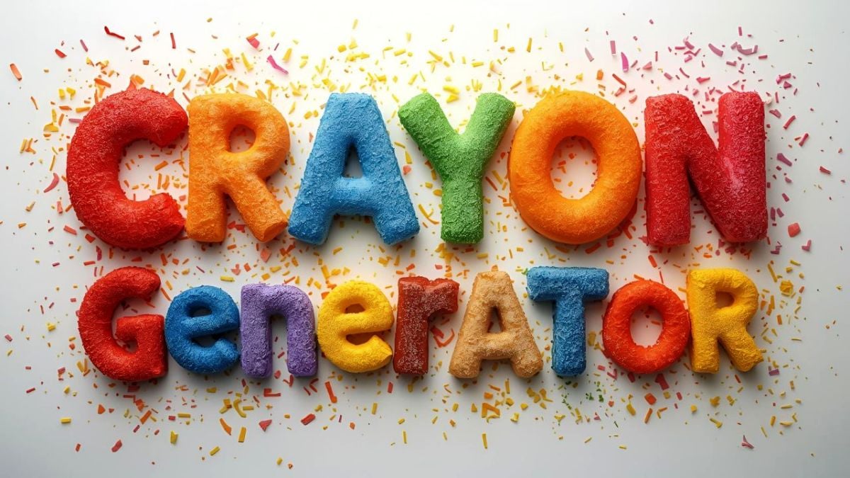 Crayon Font Generator (Free Download)