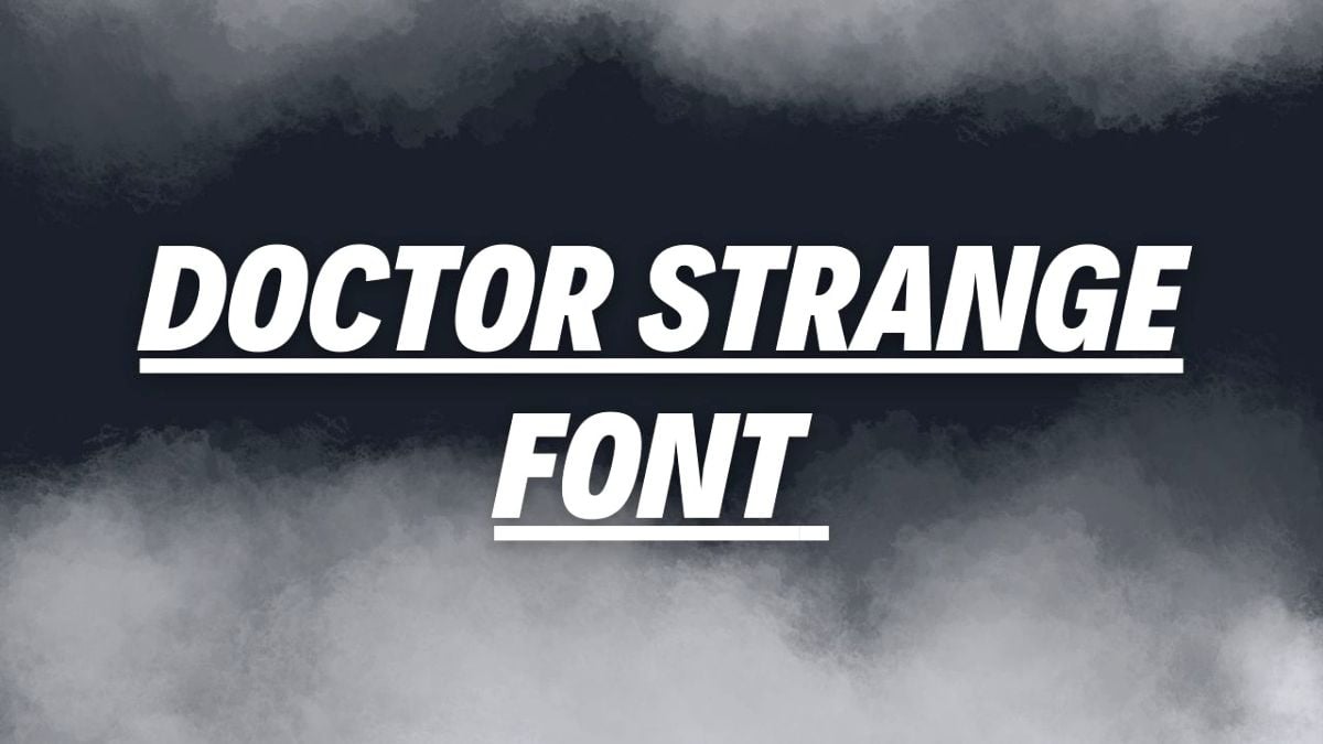 Doctor Strange Font Generator