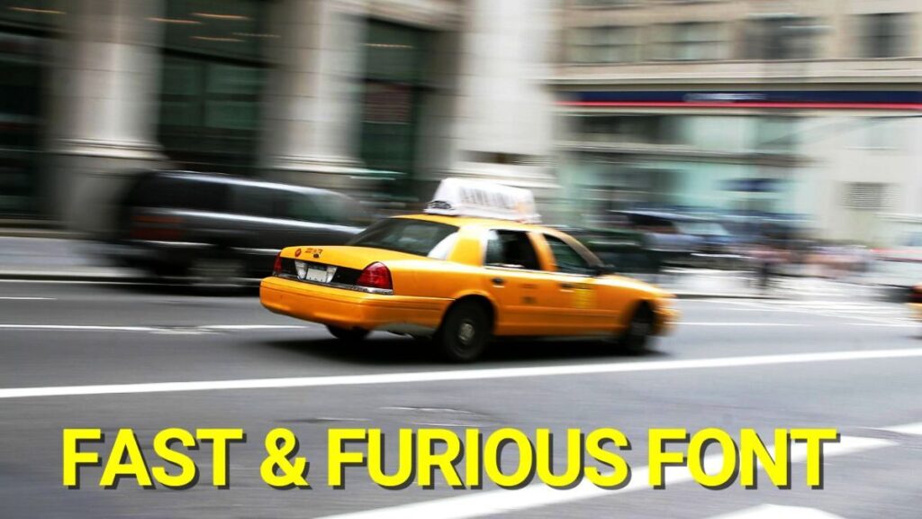 Fast & Furious Font Generator