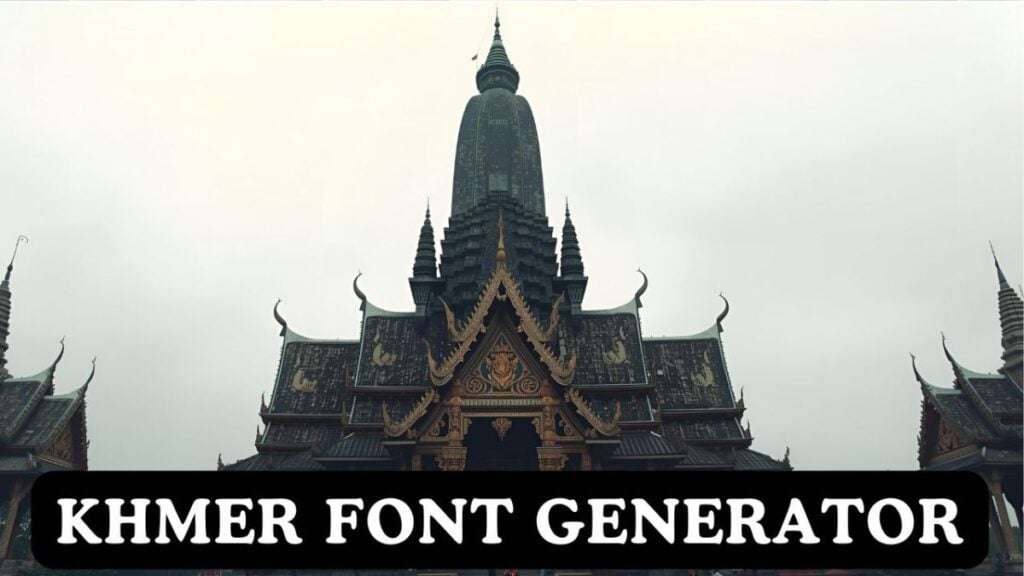 Khmer Font Generator