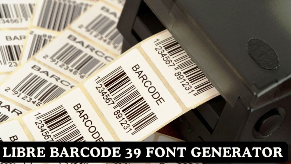 Libre Barcode 39 Font Generator