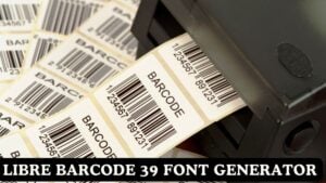 Libre Barcode 39 Font Generator (Free Download)