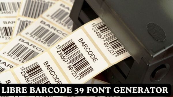 Libre Barcode 39 Font Generator (Free Download)