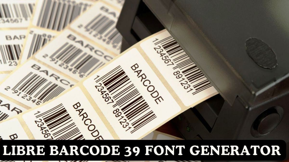 Libre Barcode 39 Font Generator