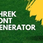Shrek Font Generator