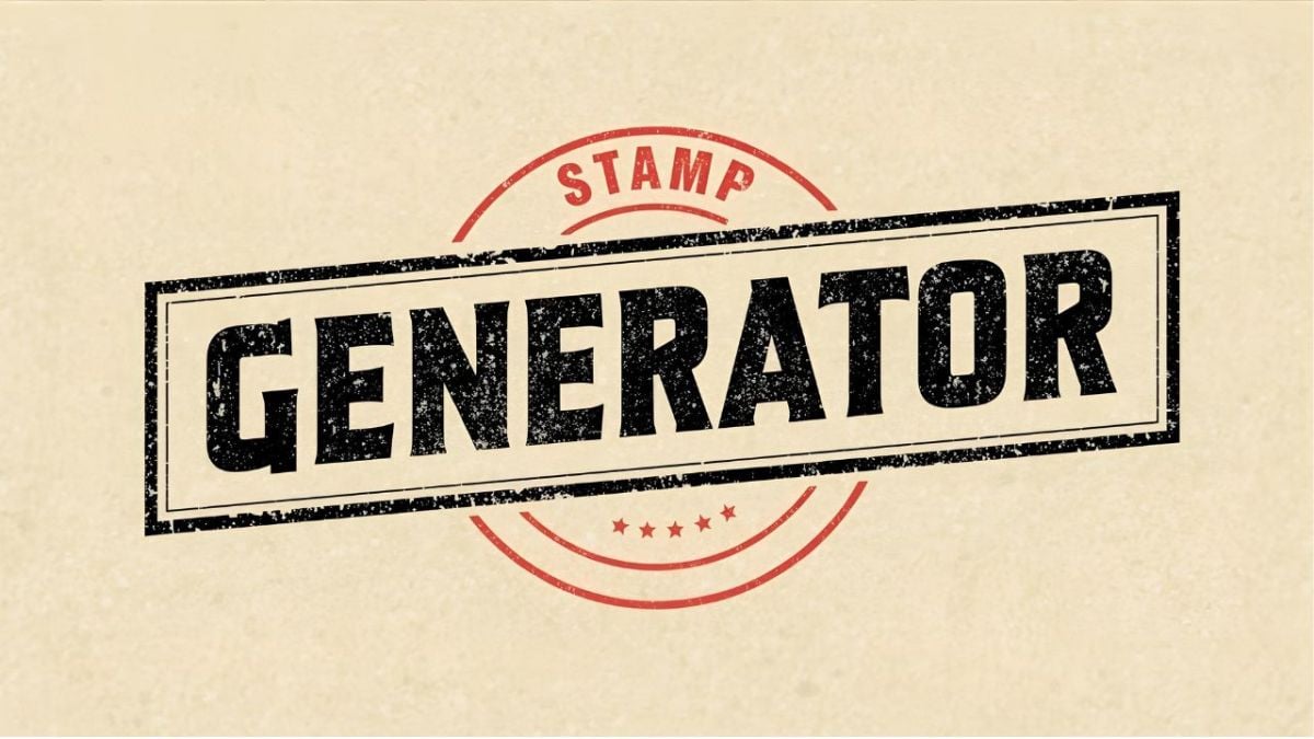 Stamp Font Generator