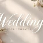 Wedding Font Generator