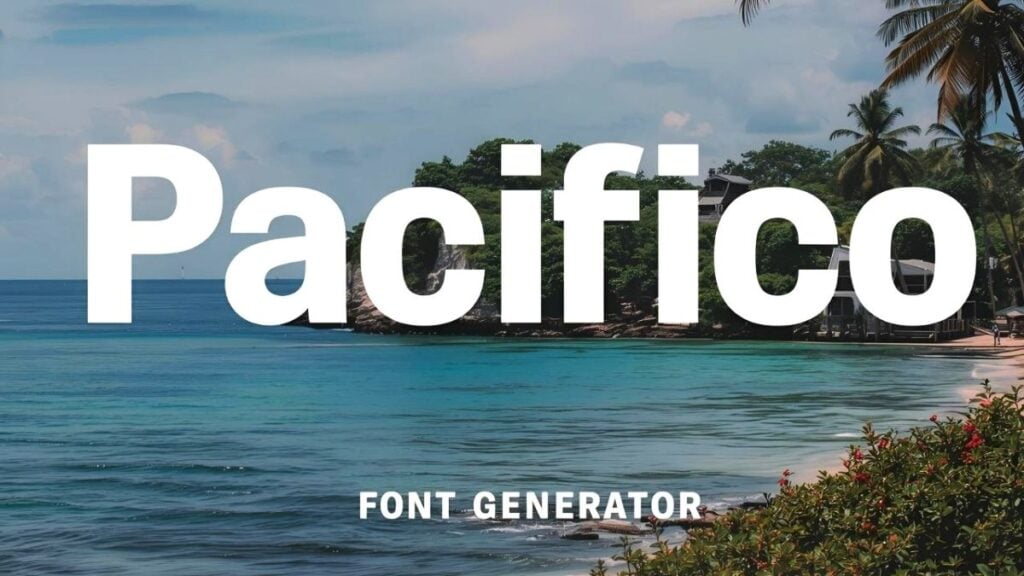 Pacifico Font Generator