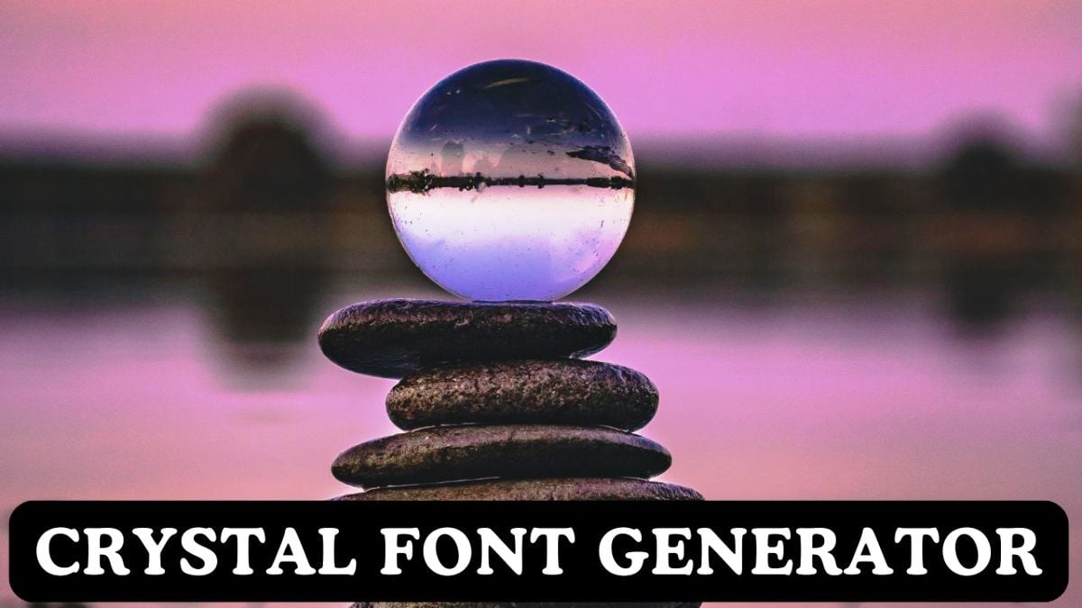 Crystal Font Generator