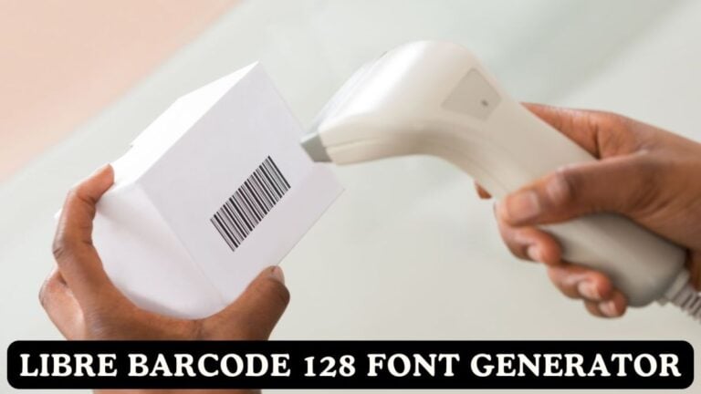 Libre Barcode 128 Font Generator (Free Download)
