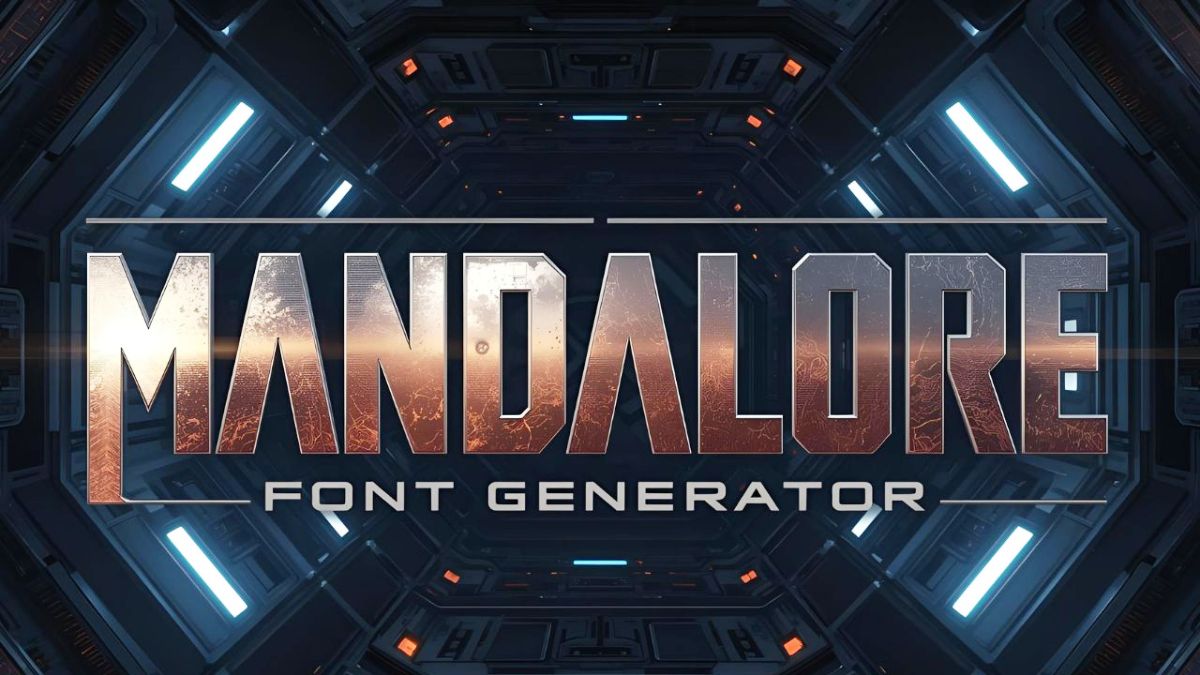 Mandalore Font Generator (Free Download)