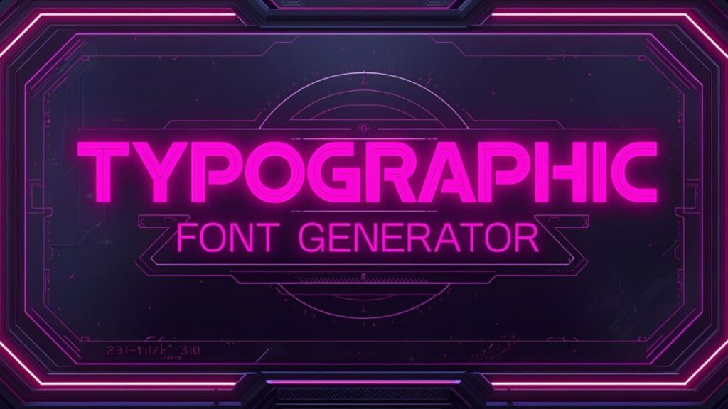 Typographic Font Generator