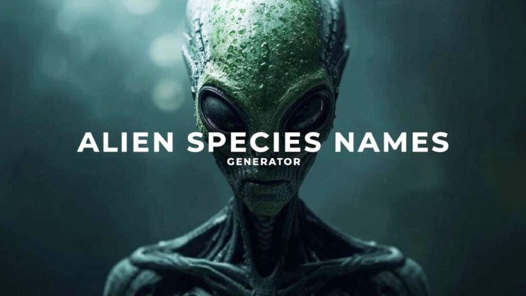 Alien Species Names Generator