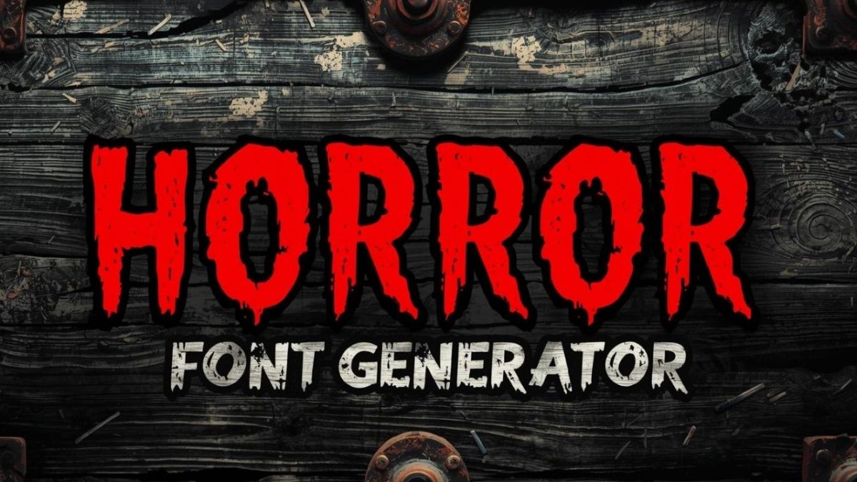 Horror Font Generator - Scary Text Styles & Creepy Fonts