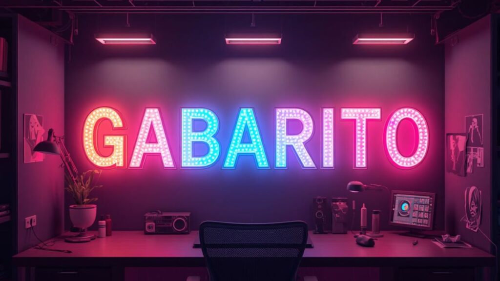 Gabarito font generator download