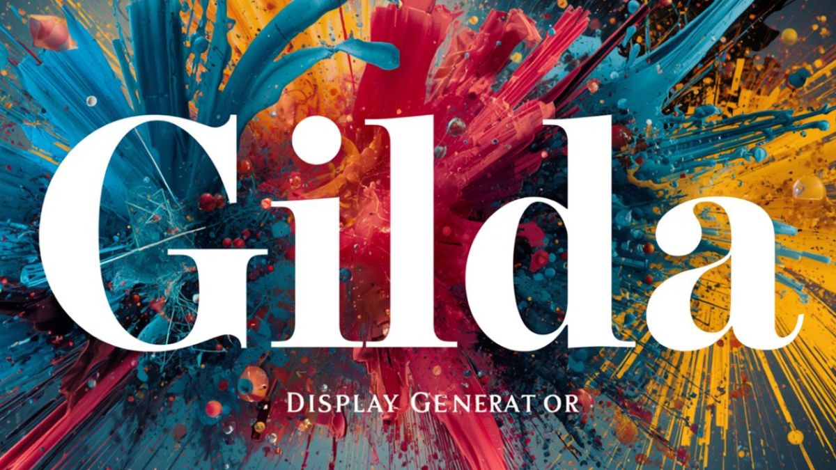 Gilda Display Font Generator