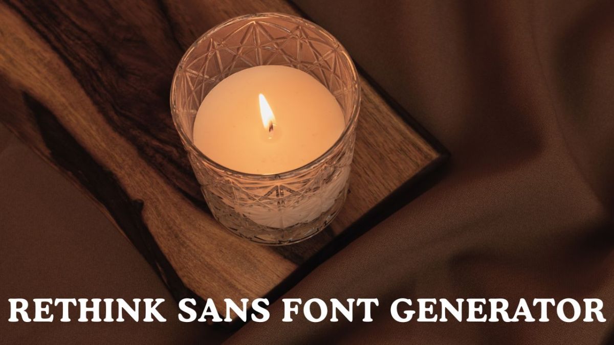 Rethink Sans Font Generator